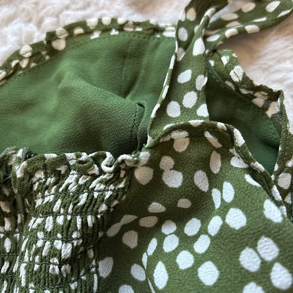 Reformation Christine green mini dress - Picture 9 of 10